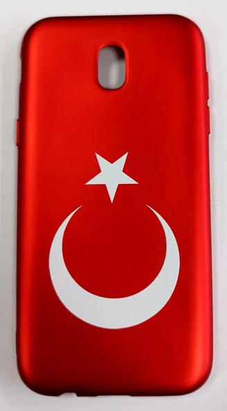 Samsung Galaxy j5 Pro (J530) Uyumlu Yumuşak Kılıf Türk Bayrağı ürün görseli 1