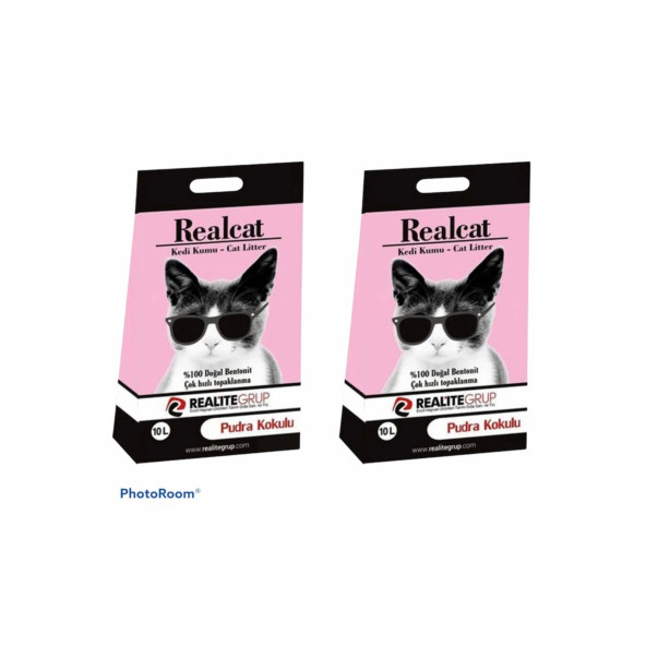 Real Cat Pudra Kokulu Kedi Kumu 2x10 Lt. ürün görseli 1