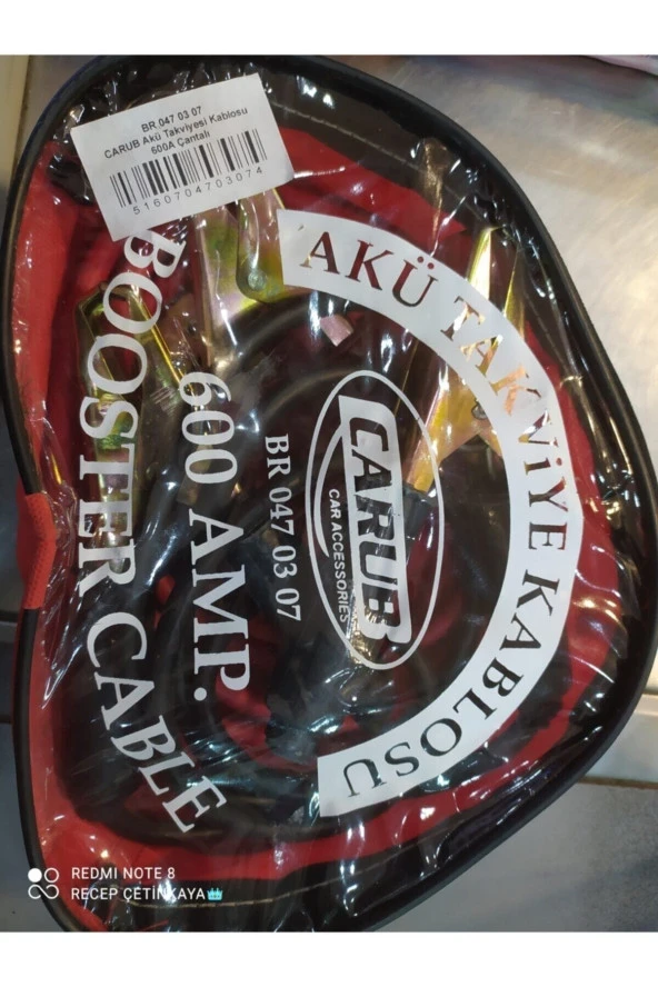 Takviye Kablosu 600 Amp Çantalı 60037 ürün görseli 1