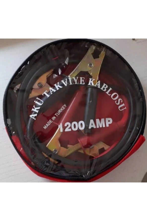 Akü Takviye Kablosu 50mm2 1200 Amper 2.3 Mt Çantalı ürün görseli 1