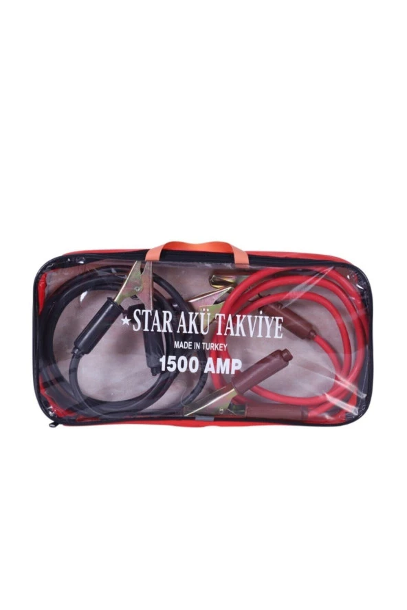 Star Çantalı Akü Takviye Kablosu 1500 Amper 2 Metre ürün görseli 1