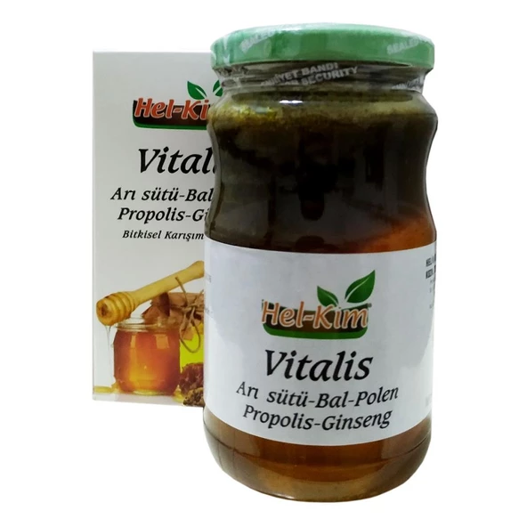 HelKim Vitalis Arı Sütü Bal Polen Propolis Ginseng Karışım 420Gr ürün görseli 1