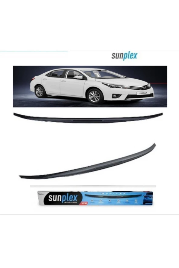 Toyota Corolla Spoiler Bagaj Üstü Piano Black 2013-2017 ürün görseli 1