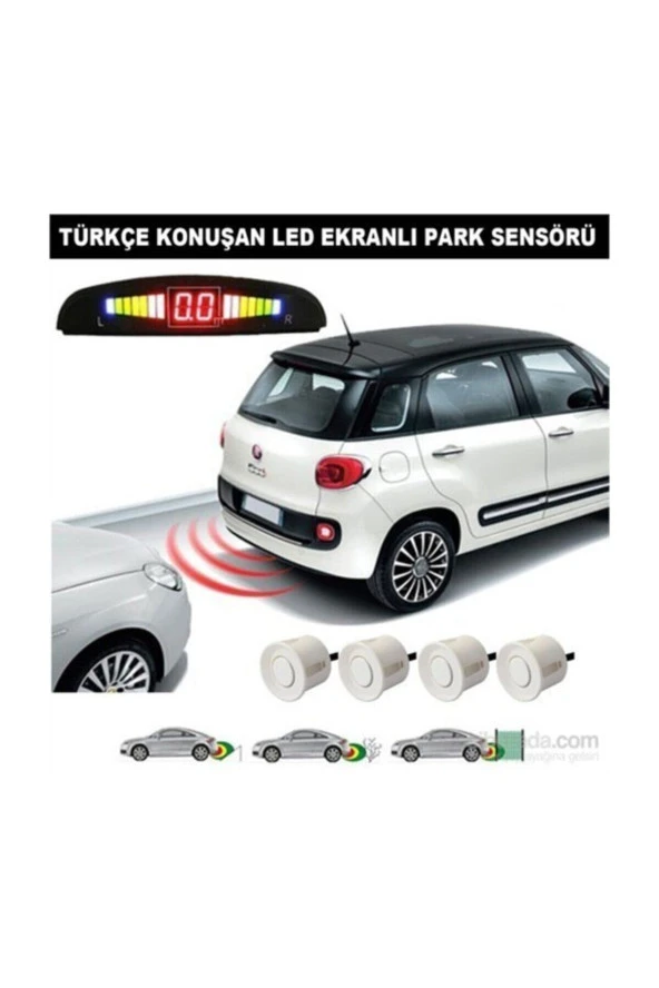 Carat Sensörlü Türkçe Konuşan Park Sensörü Siyah ürün görseli 1