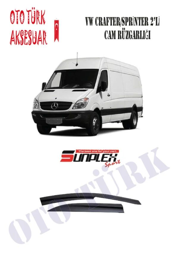 Mercedes Sprinter 2008-2017 Mugen Cam Rüzgarlığı Ön ürün görseli 1