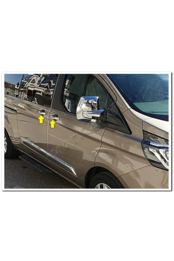 Ford Tourneo Custom Krom Kapı Kolu 4 Kapı 9 Parça 2013 Sonrası ürün görseli 1