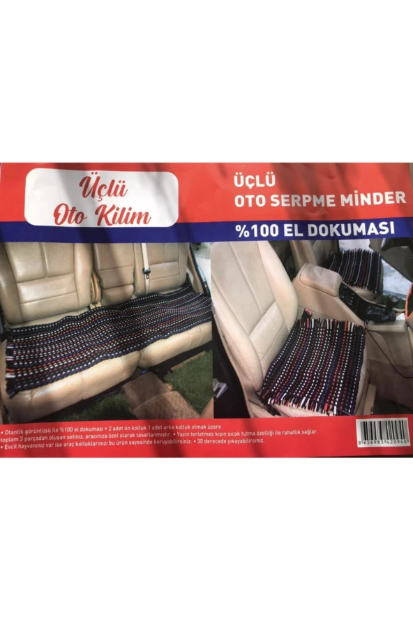 Üçlü Oto Kilim - Resim 2