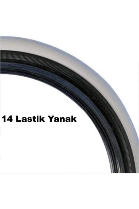 Atlas Lyon Lastik Yanağı Beyaz - Siyah Yanak 14jant ürün görseli 1