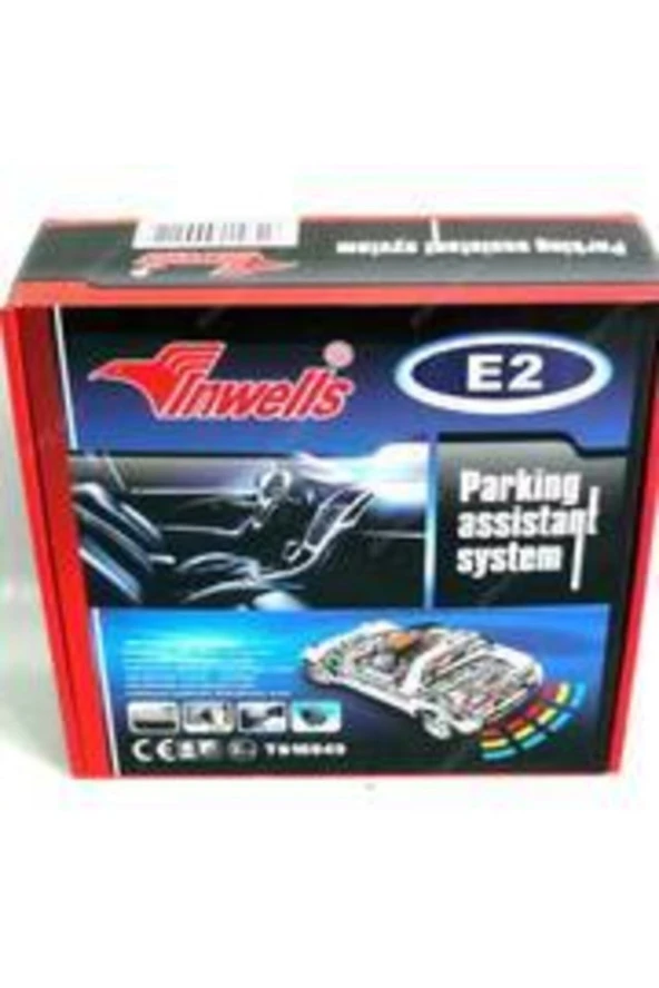 E-2 Park Sensörü Led Ekranlı Beyaz ürün görseli 1