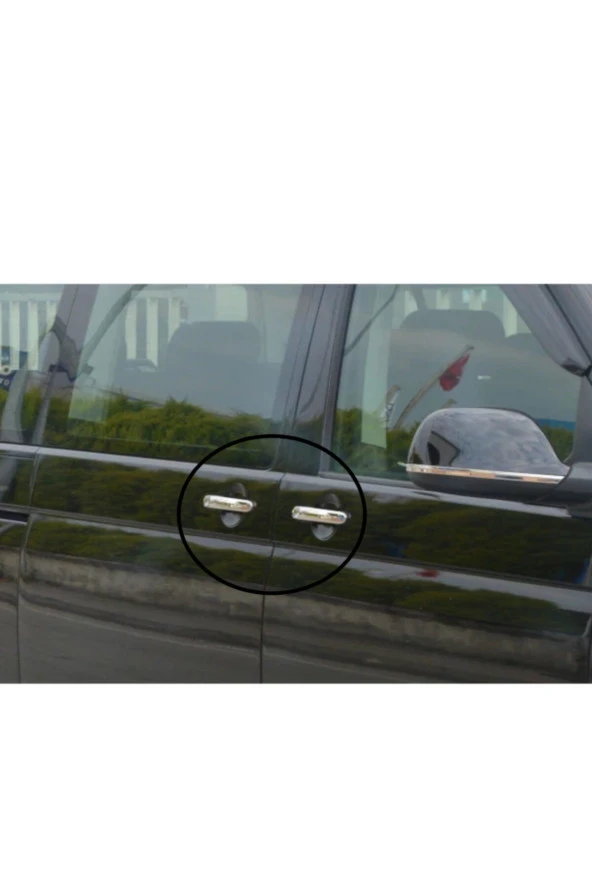 Vw Transporter T6 Krom Paslanmaz Çelik  Kapı Kolu 3 Kapı 6 Parça - Resim 2