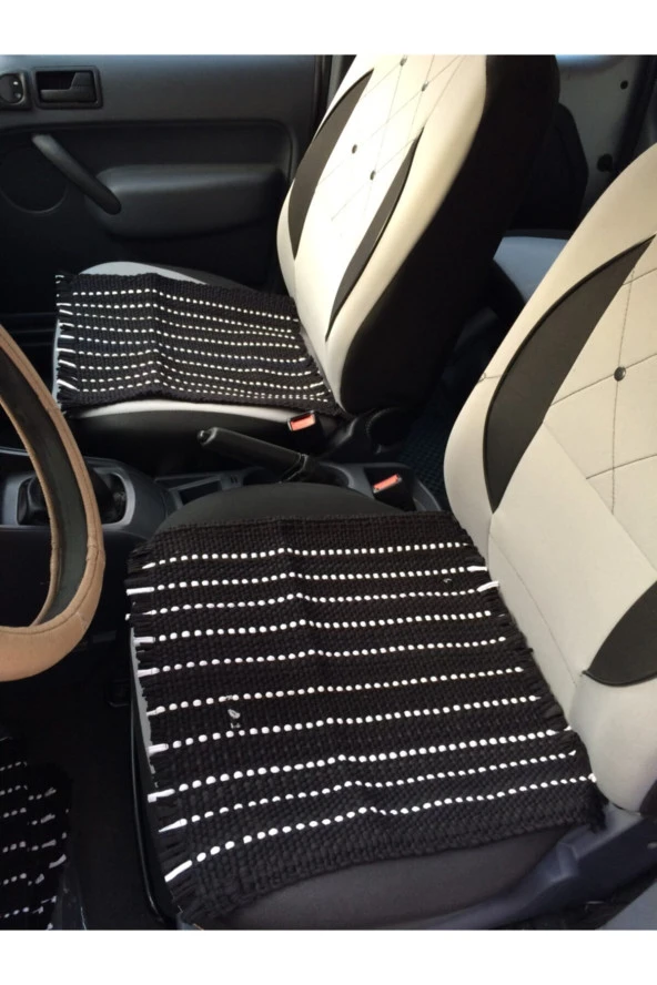 Taşkın Terletmez Oto Kilim Ön Ve Arka 3 Lü Serme Set Oto Minderi ürün görseli 1