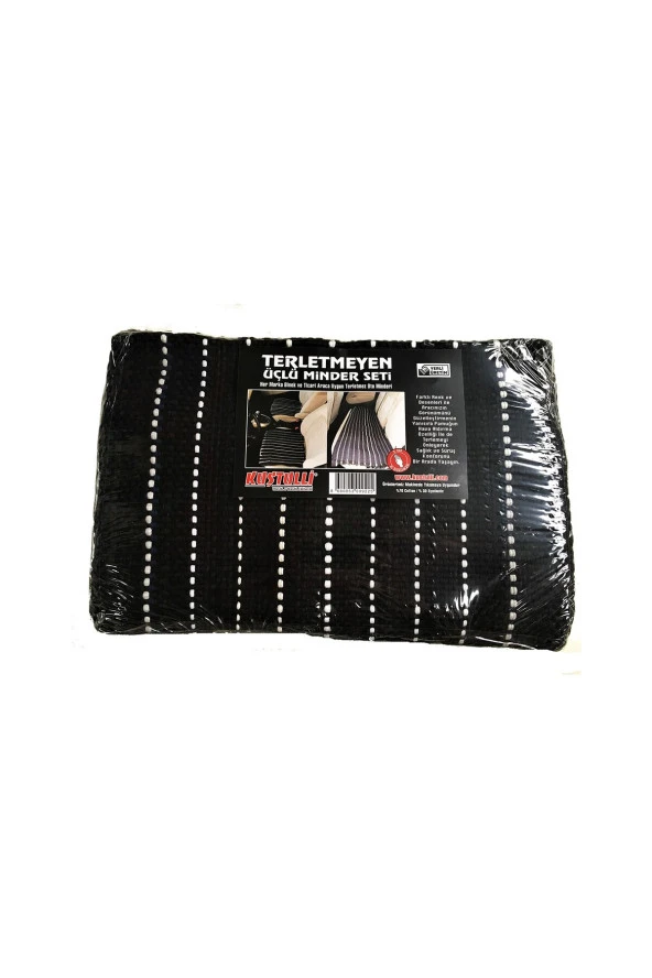 3lü Minder Set Siyah-beyaz ürün görseli 1
