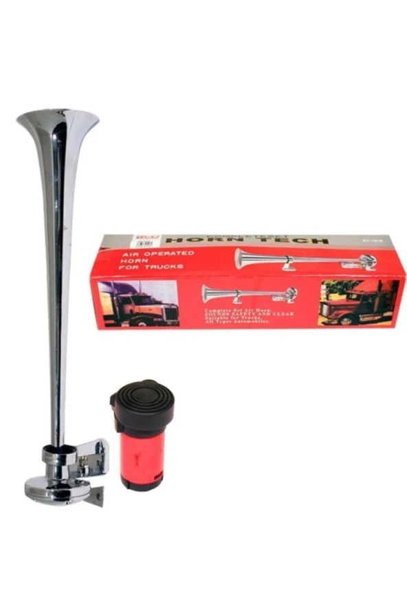 Marine Korna Krom Tekli Motorlu 12v ürün görseli 1