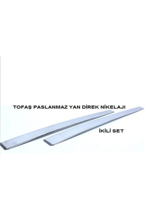Tofaş Doğan Şahin Kartal Orta Direk Marşpiyel Krom Seti Sağ Sol ürün görseli 1