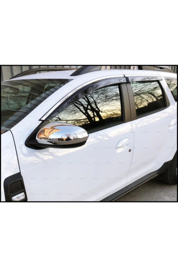 Yeni Dacia Duster Krom Ayna Kapağı 2018 Üstü 1.kalite Paslanmaz ürün görseli 1