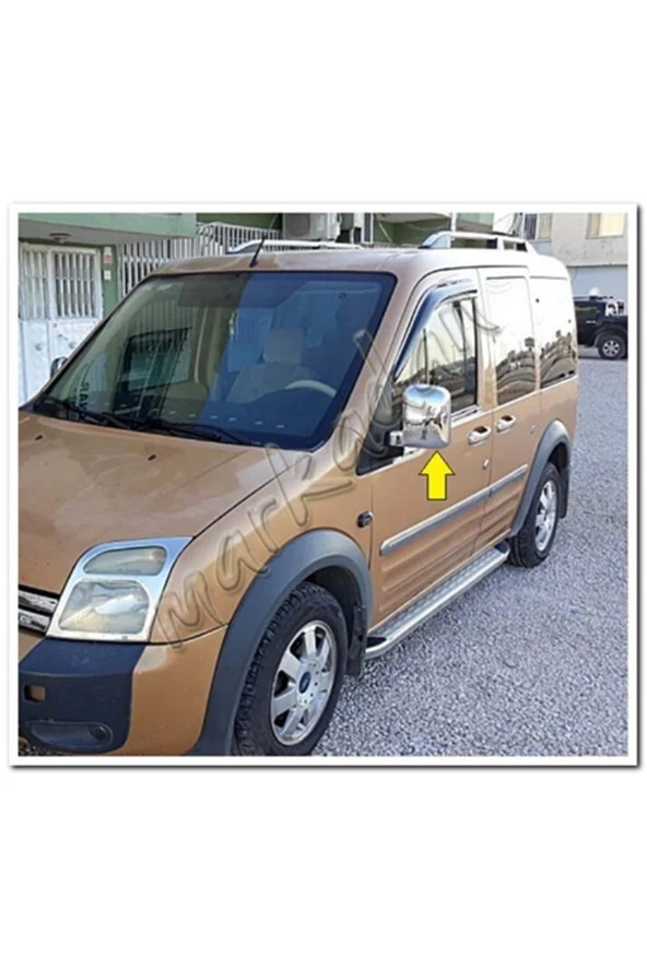 Ford Connect Krom Ayna Kapağı 2002-2009 2 Parça Abs Krom ürün görseli 1
