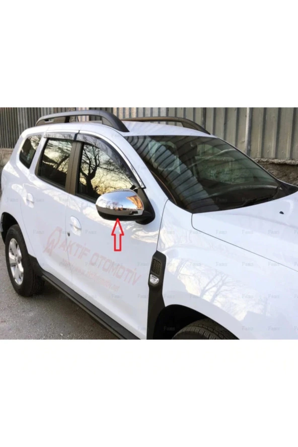 Dacia Duster Ayna Kapağı Krom 2 Parça 2018 + - Resim 2
