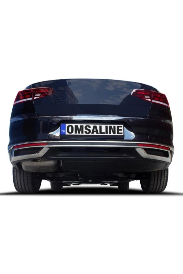 Vw Passat B8.5 Sd Sw Krom Egzoz Çerçevesi Difüzör 2019 Ve Sonrası ürün görseli 1