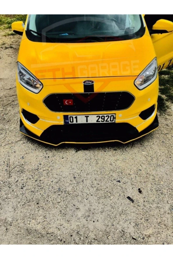 Ford Courier Ön Lip - Esnek 3 Parça Kanatlı Ön Lip ürün görseli 1
