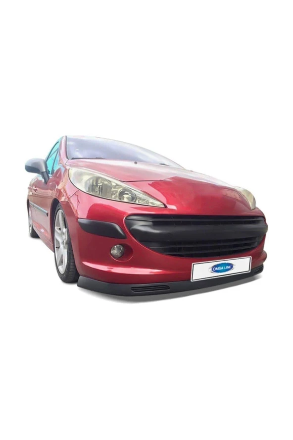 4 Parça Renault Megane 2 - Ön Lip Kırmızı-sarı-mavi Dilli ürün görseli 1
