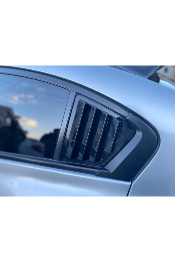 Honda Civic Fb7 Kelebek Cam Kaplama Vizörü Piano Black 2012-2015 ürün görseli 1