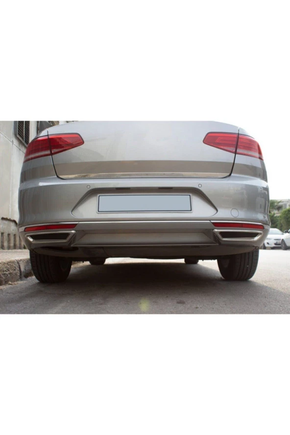 Vw Passat B8 Egsoz Çıkış 2 Parça Krom 2015 - 2018 - Resim 2