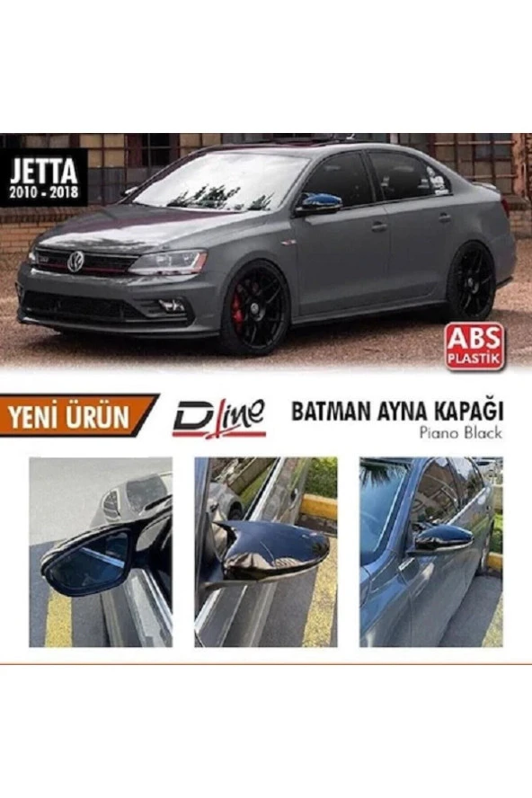 Vw Jetta 2010-2018 Arası Yarasa Batman Ayna Kapağı ürün görseli 1