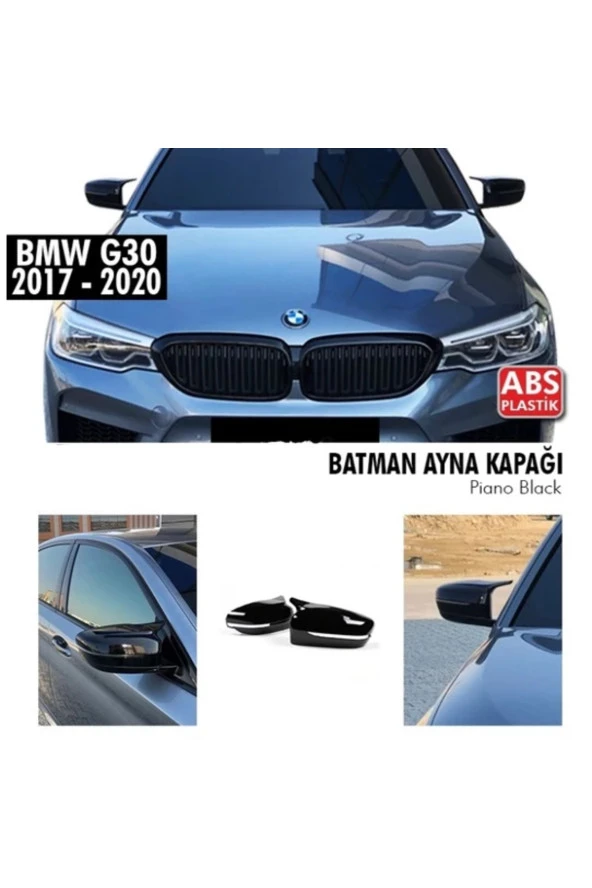 BMW G30 2017-2020 YARASA BATMAN AYNA KAPAĞI PİANO BLACK ürün görseli 1