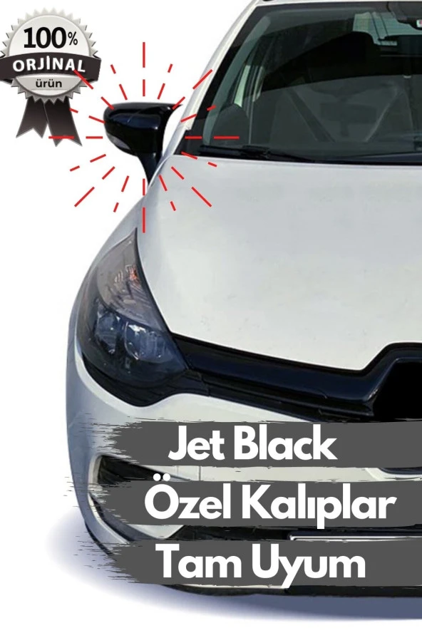 Fiat Egea Sedan-hb Yarasa Ayna Kapağı 2015 Ve Sonrası Siyah ürün görseli 1
