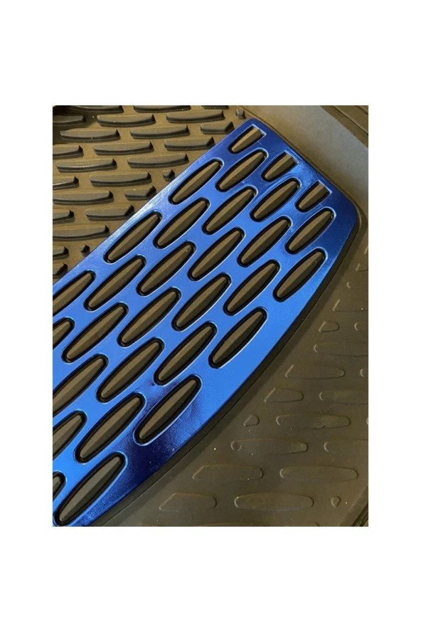 Ford Tourneo Connect Uyumlu Universal Derin Havuzlu Paspas Krom Mavi ürün görseli 1