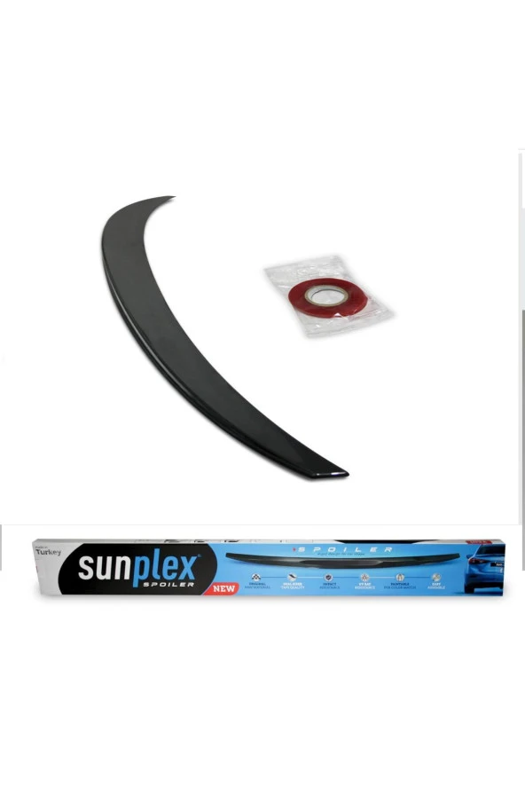 Toyota Corolla 2013-2017 Sunplex Spoiler Piano Black A+ Kalite ürün görseli 1