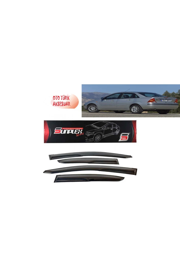 Ford Focus 1 Sedan 1999-2004 Mugen Cam Rüzgarlığı Ön-Arka ürün görseli 1