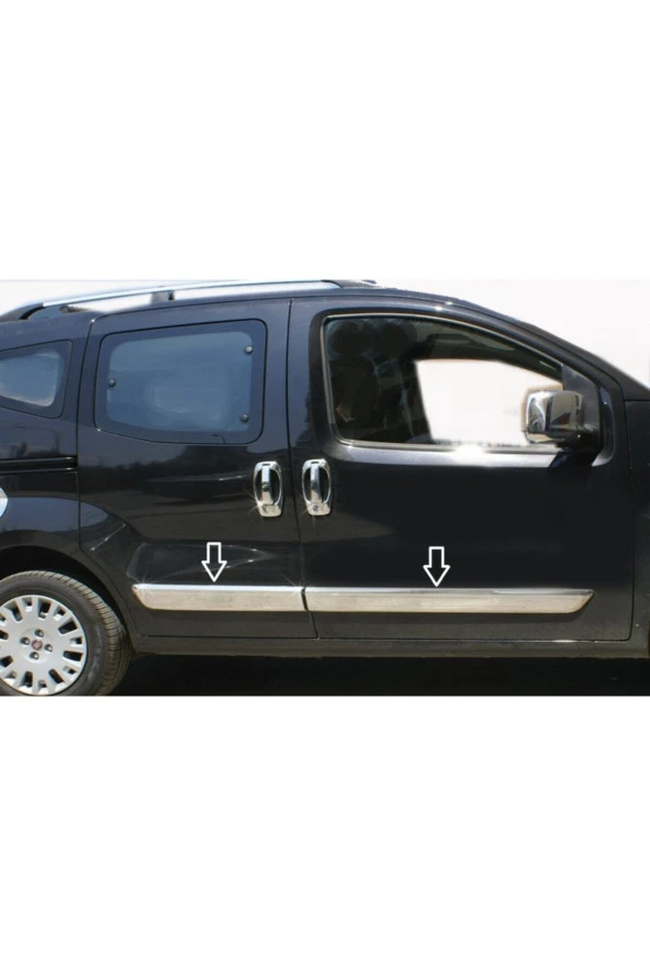 Fiat Fiorino Uyumlu Yan Kapı Çıtası Krom 4 Kapı 2007 - 2015 ürün görseli 1