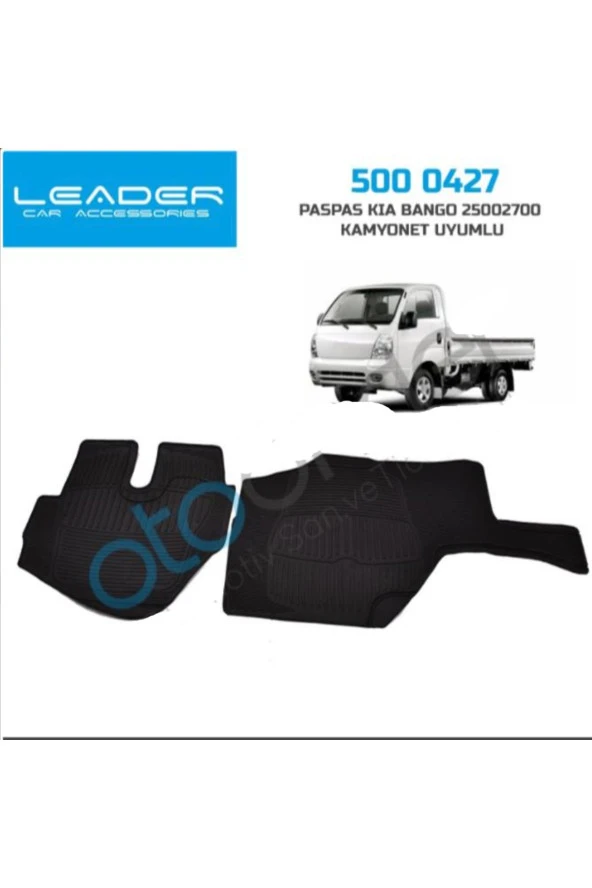 Kia Bango K2500-2700-3000 Kamyonet Kauçuk Rulo Paspas Ön ürün görseli 1
