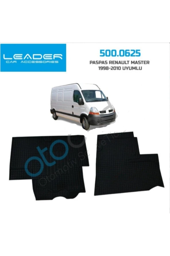 Renault Master 1998 - 2010 Için Uyumlu Kauçuk Rulo Paspas Ön ürün görseli 1