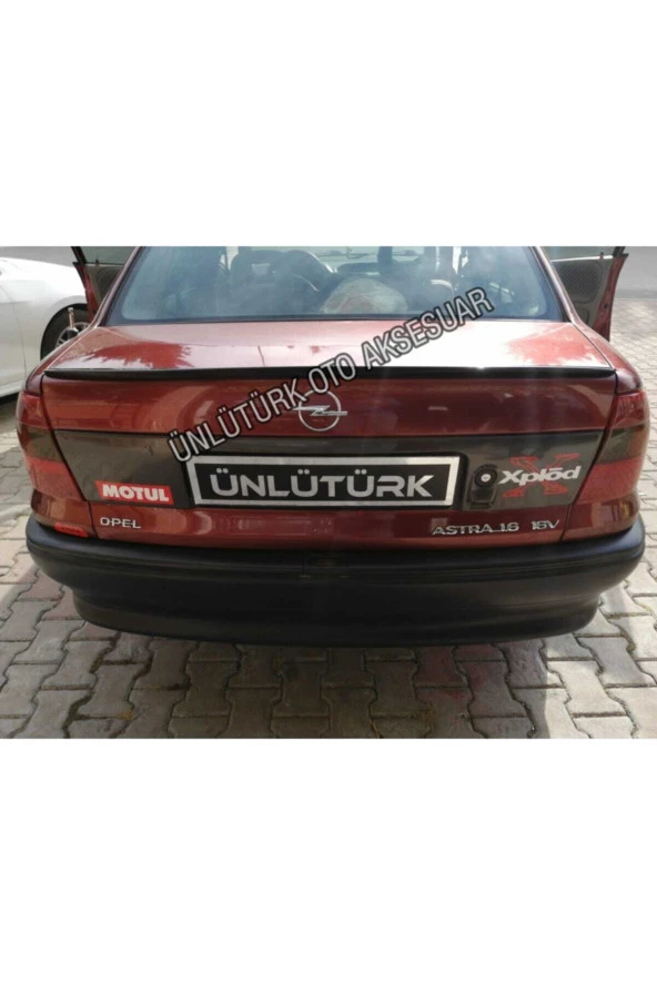 Opel Astra F Bagaj Üstü Spoiler Piano Black 1991-1998 ürün görseli 1