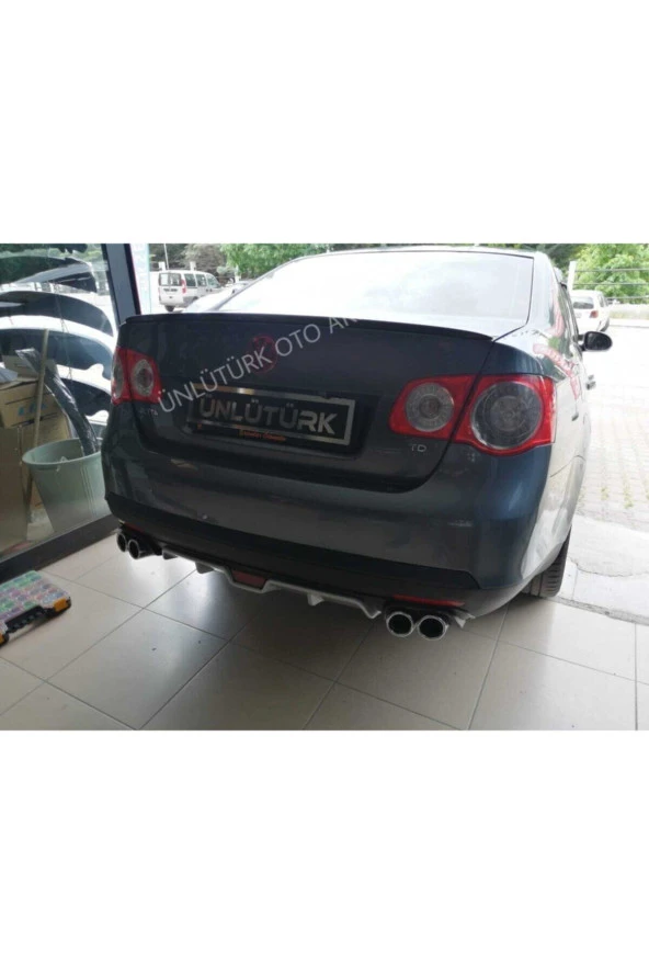 Volkswagen Jetta 2006 - 2010 Bagaj Üstü Spoiler Pianoblack ürün görseli 1