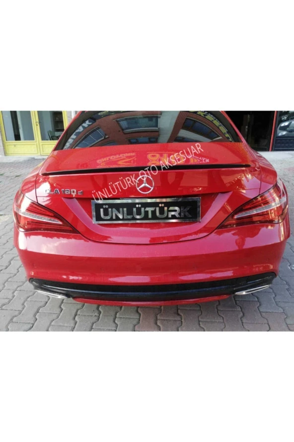 Mercedes Cla Bagaj Üstü Spoiler - Spoyler Piano Black ürün görseli 1