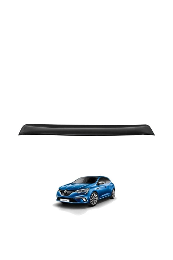 Renault Megane 4 Uyumlu Cam Üstü Spoiler (plastik) ürün görseli 1