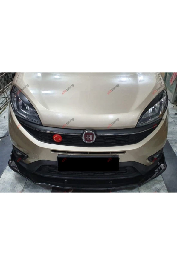 Fiat Doblo D4 Ön Tampon Eki, Lip, Kulaklı Voltex Tip 3 Parça ürün görseli 1