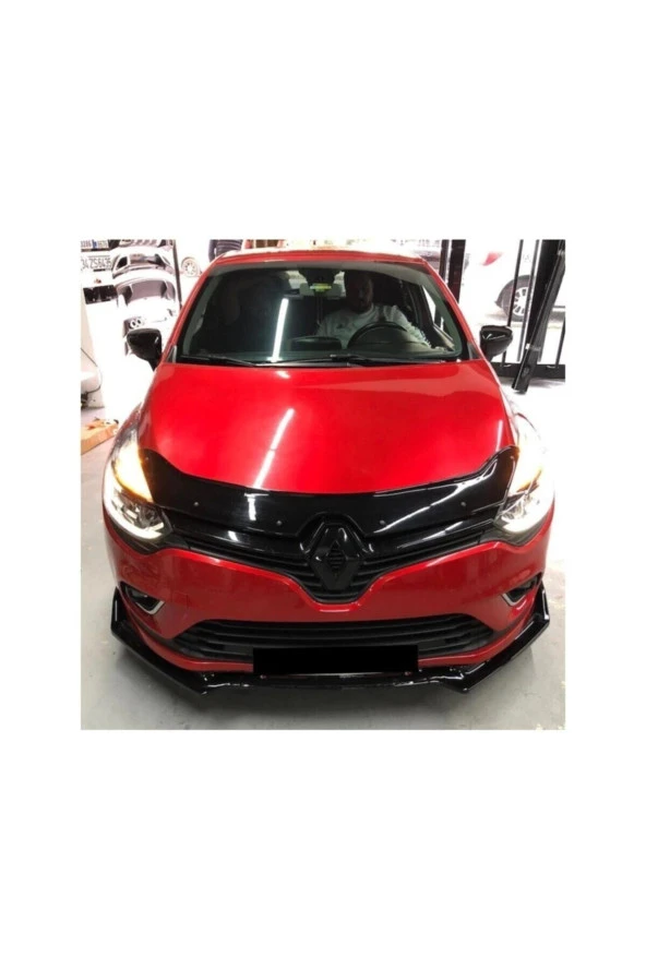 Clio 4 Ön Ek Lip 3 Parça Parlak Siyah Voltex Tam Uyumlu ürün görseli 1