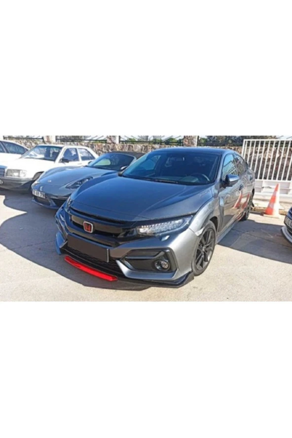 Civic Fc5 - Fk7 Ön Lip Kırmızı 4 Parça ürün görseli 1