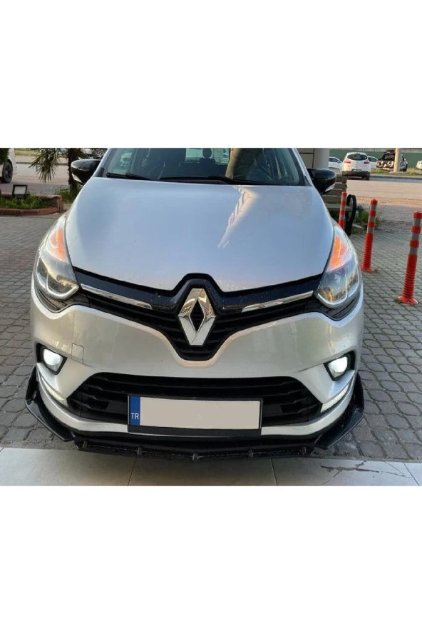 4 Parça Renault Clio 4 - Ön Lip Kırmızı-sarı-mavi Dilli ürün görseli 1