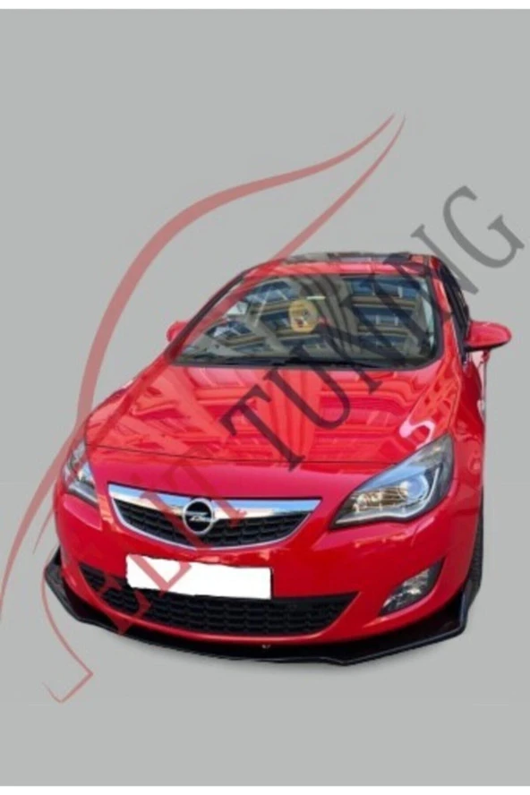 Opel Astra J Ön Lip Ön Ek 3 Parça Parlak Siyah ürün görseli 1