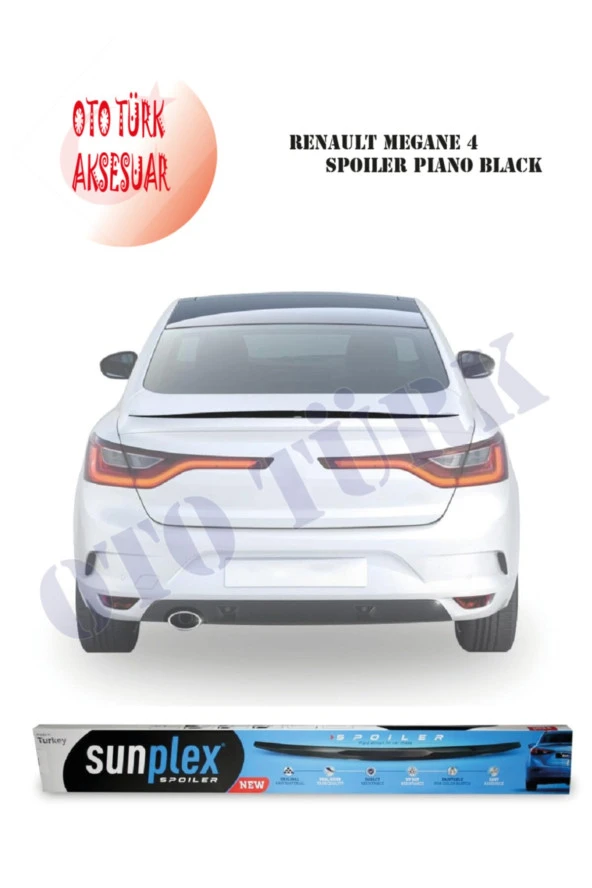 Renault Megane 4 Spoiler Piano Black ürün görseli 1
