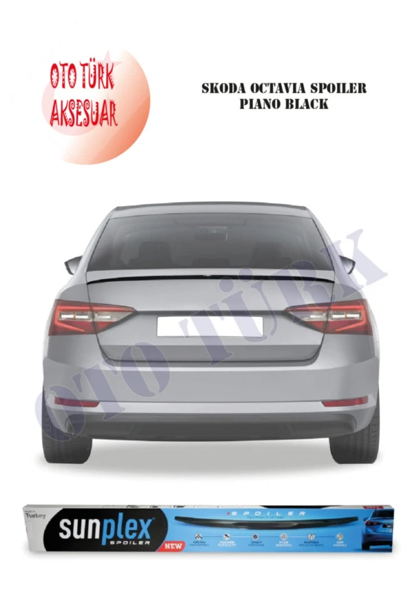Skoda Octavıa Spoiler Piano Black - Resim 2