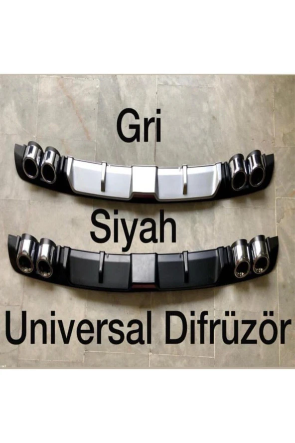 Fiat Punto Difüzör Arka Tampon Eki 4 Egzoz Çıkışlı ürün görseli 1