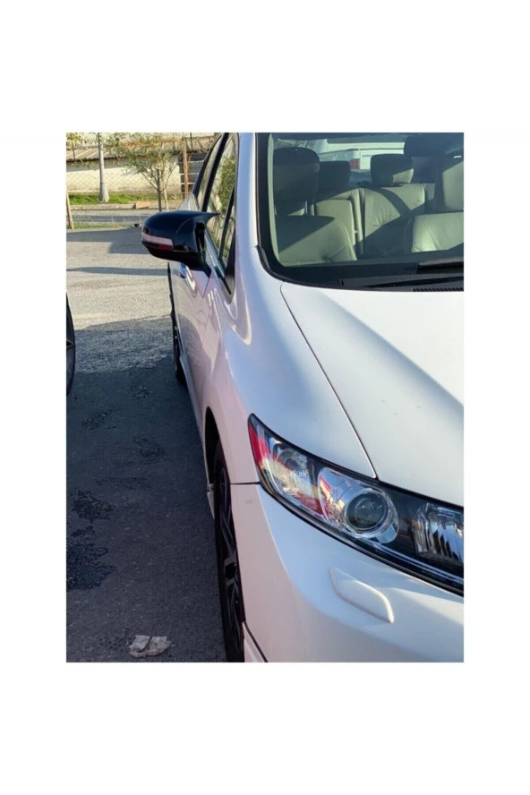 Honda Civic Fb7 Yarasa Ayna Kapağı Parlak Siyah ürün görseli 1