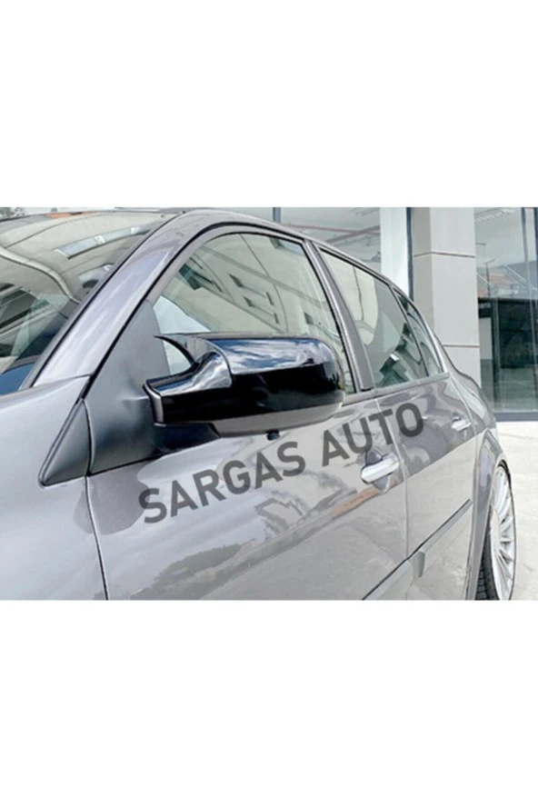 Renault Megane 2 Batman Ayna Kapağı Yarasa Ayna Piano Black Plastik ürün görseli 1