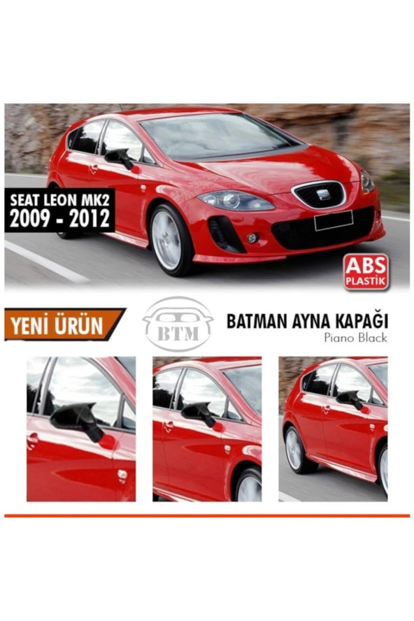 Seat Leon Mk2 Yarasa Ayna Kapağı Piano Black ürün görseli 1